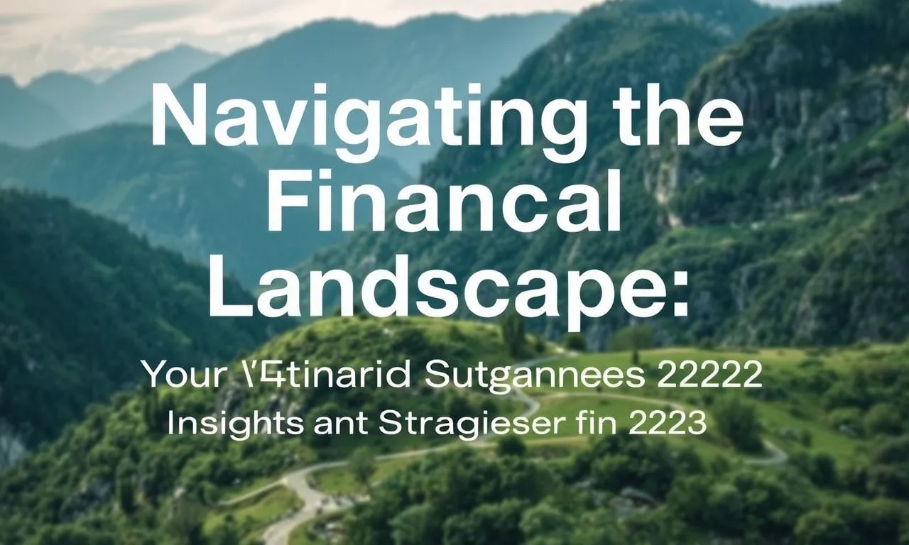 Navigating the Financial Landscape: Insights and Strategies for 2023