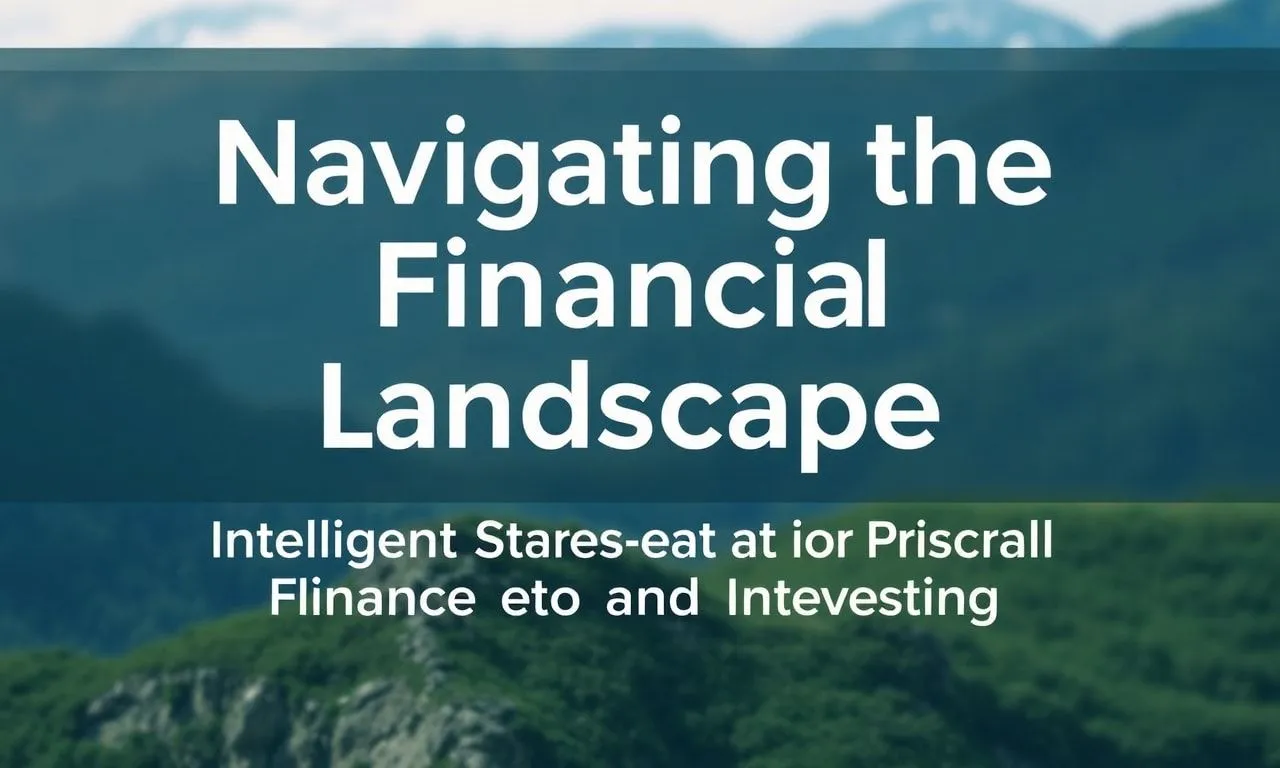 Navigating the Financial Landscape: Smart Strategies for Personal Finance and Investing