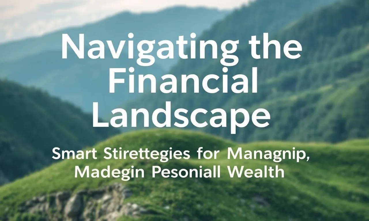 Navigating the Financial Landscape: Smart Strategies for Personal Wealth Management