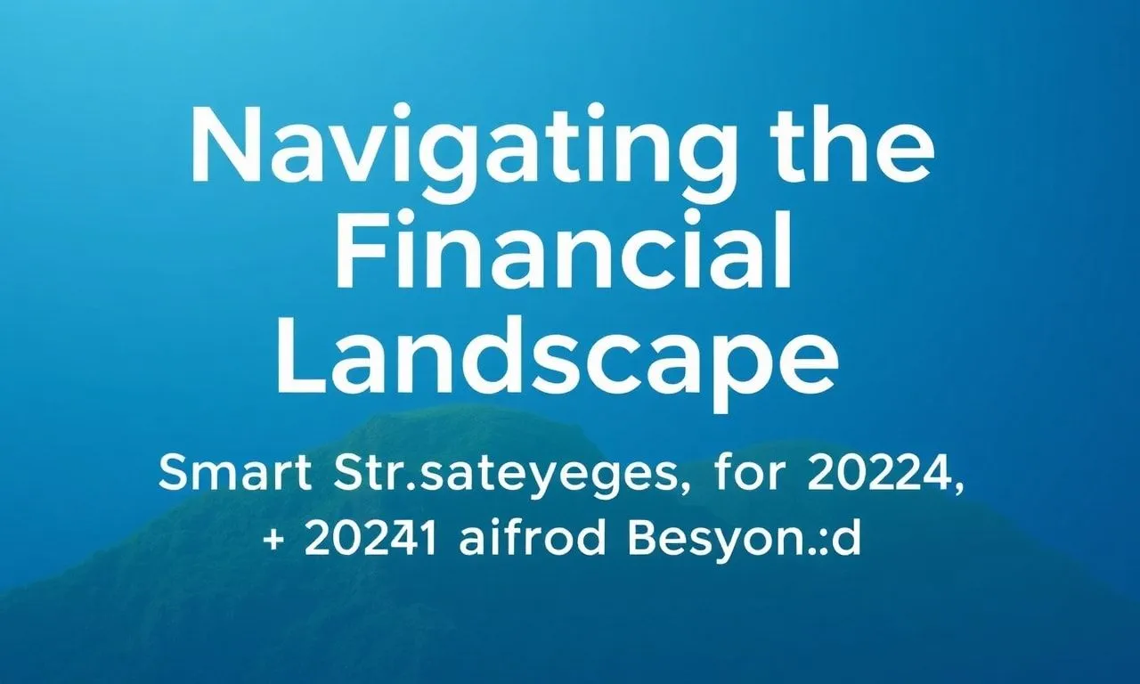 Navigating the Financial Landscape: Smart Strategies for 2024 and Beyond
