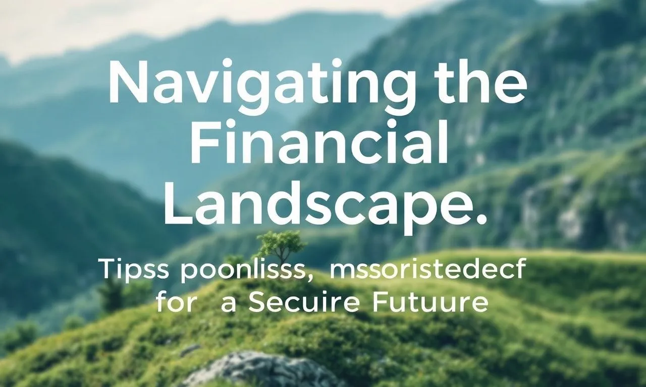 Navigating the Financial Landscape: Tips and Insights for a Secure Future