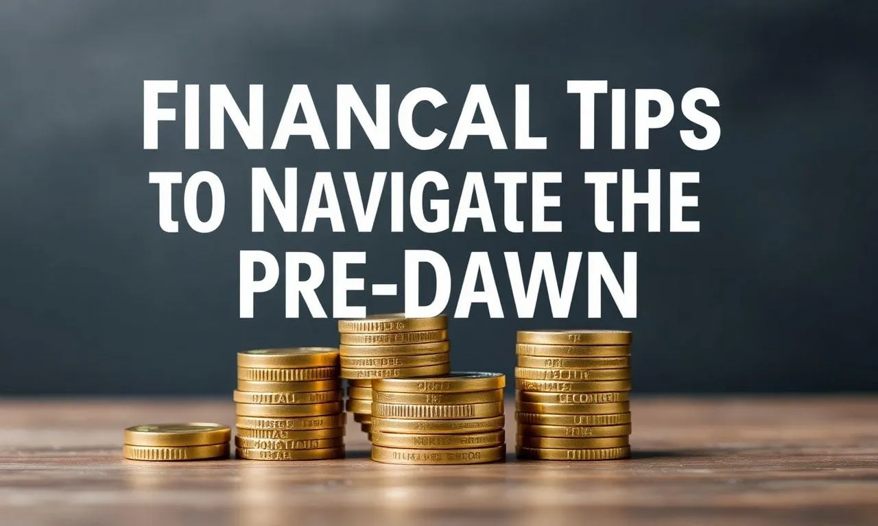 Financial Tips to Navigate the Pre-Dawn Economy