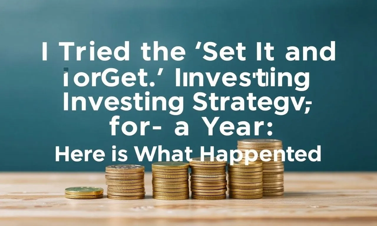 I Tried the 'Set It and Forget It' Investing Strategy for a Year—Here's What Happened