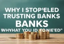 Why I Stopped Trusting Banks and What I Did Instead Why I Stopped Trusting Banks and What I Did Instead