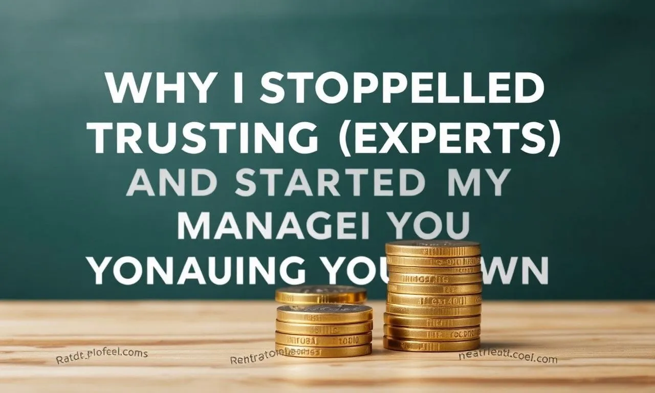 Why I Stopped Trusting 'Experts' and Started Managing My Own Damn Money