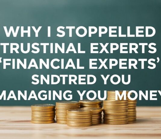 Why I Stopped Trusting ‘Financial Experts’ and Started Managing My Own Money Why I Stopped Trusting 'Financial Experts' and Started Managing My Own Money