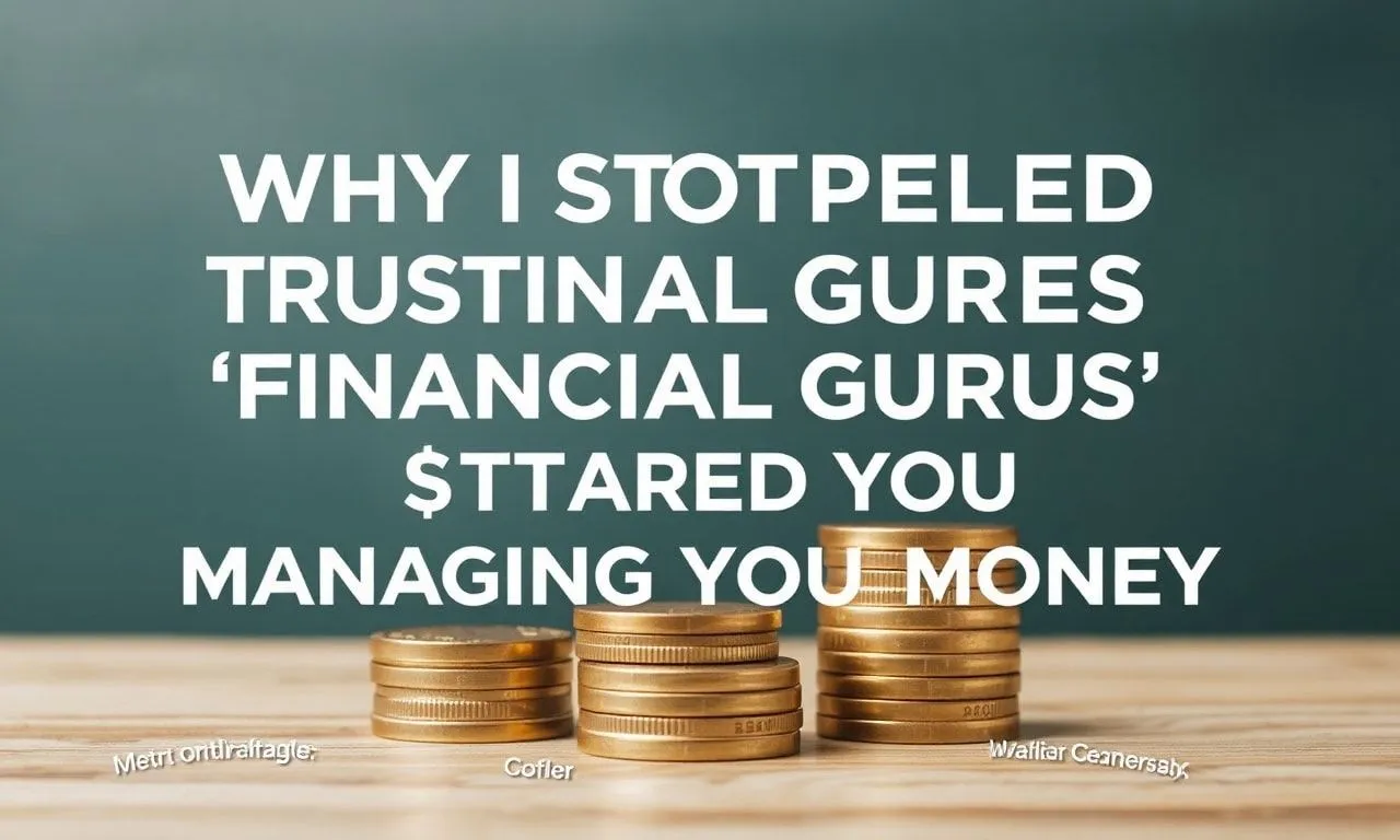 Why I Stopped Trusting 'Financial Gurus' and Started Managing My Own Damn Money