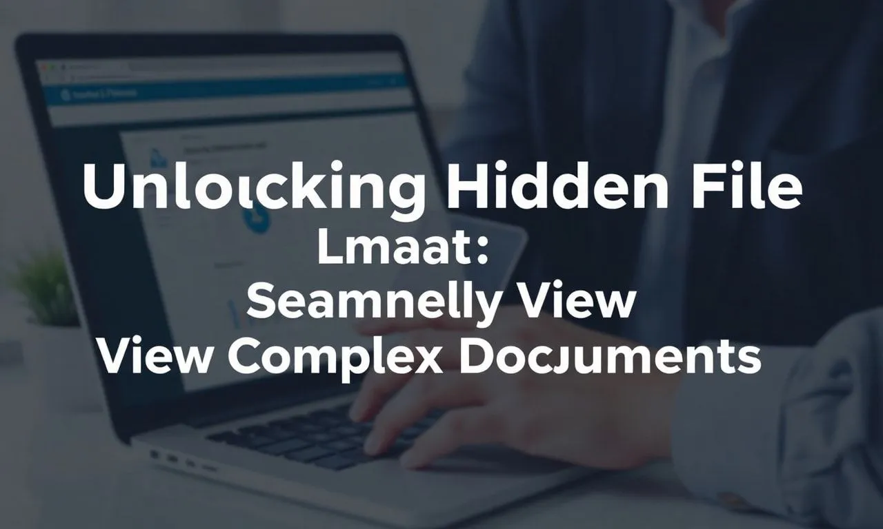 Unlocking Hidden File Formats: How to Seamlessly View Complex Documents